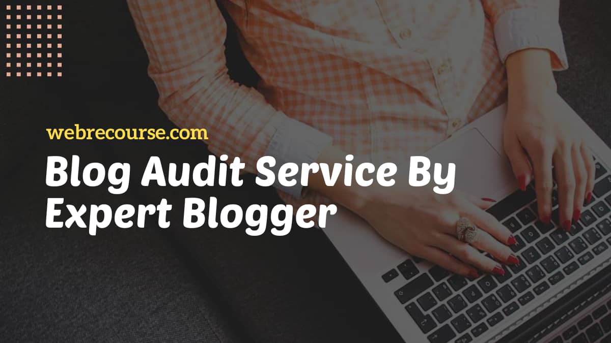 Professional Blog Audit Service In Delhi, Noida, India