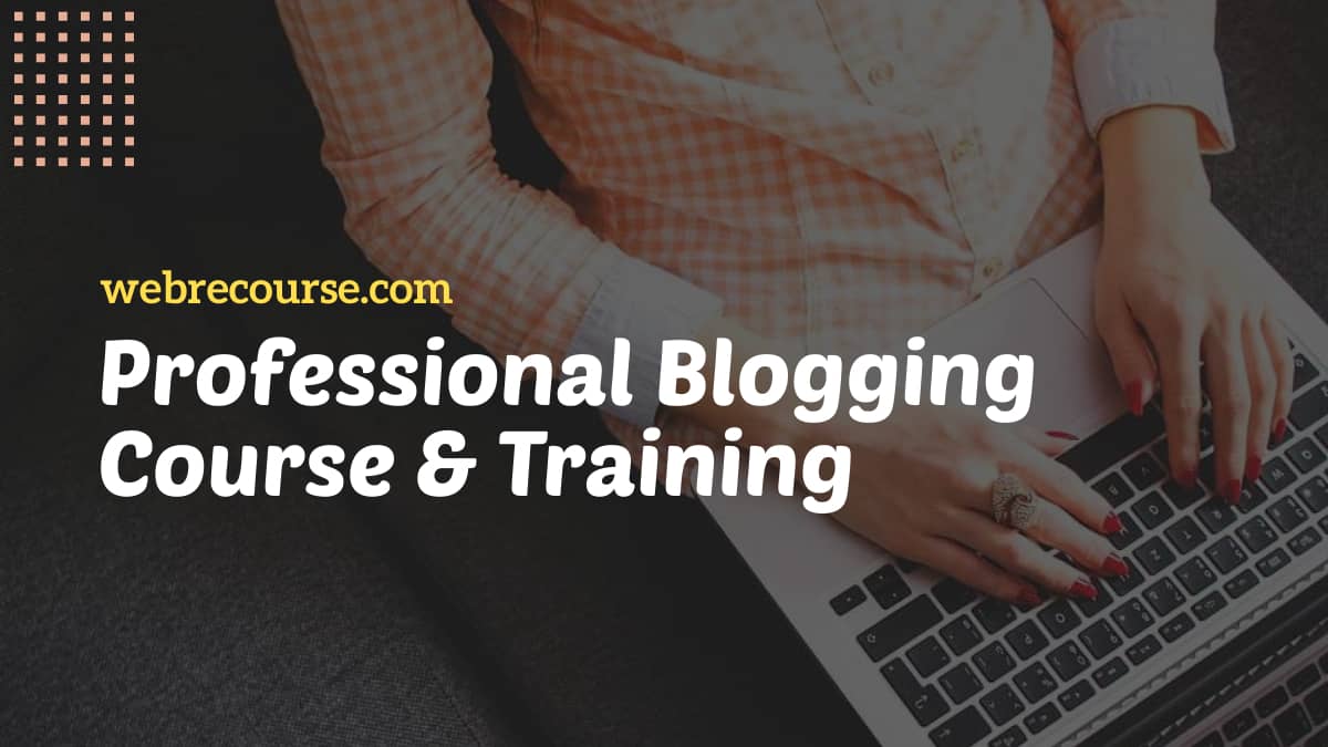 Professional Blogging Course Training In Delhi, Noida, India