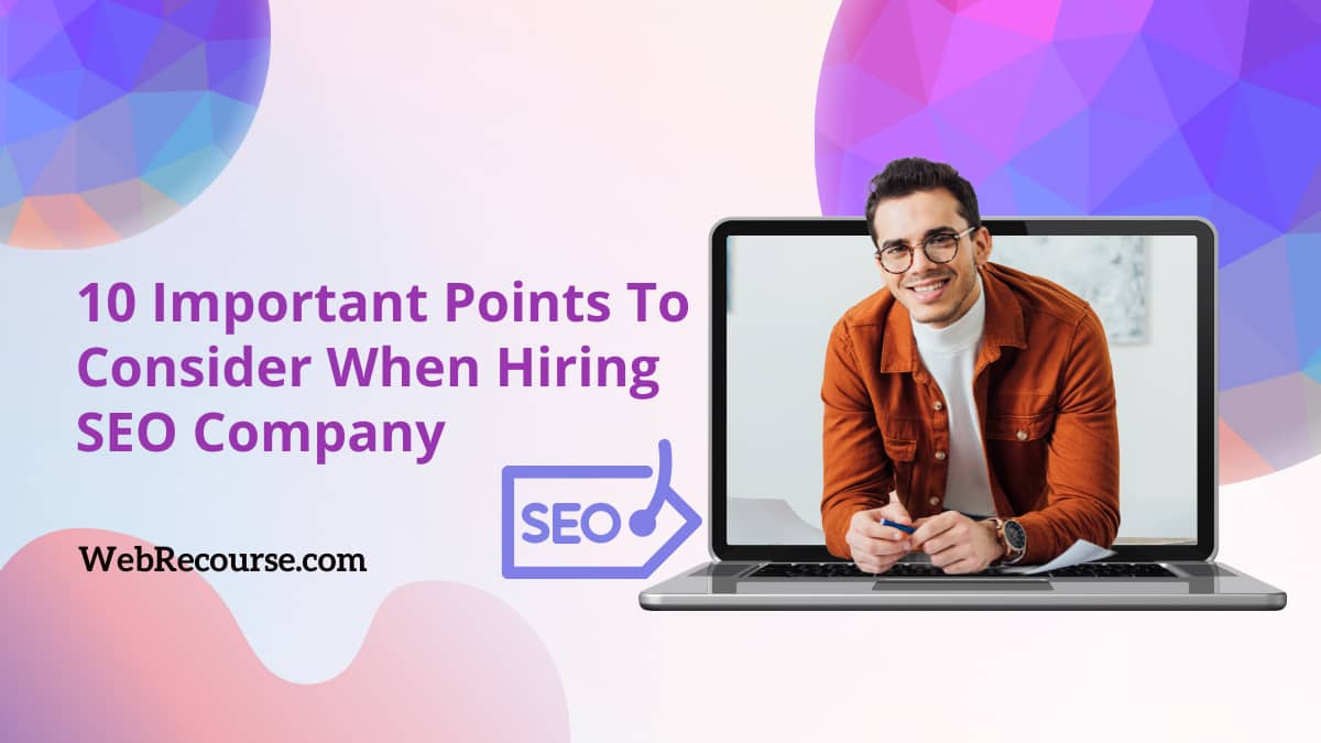 Important Points To Consider When Hiring SEO Company